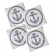 Nautical Anchor Coasters In the Hoop